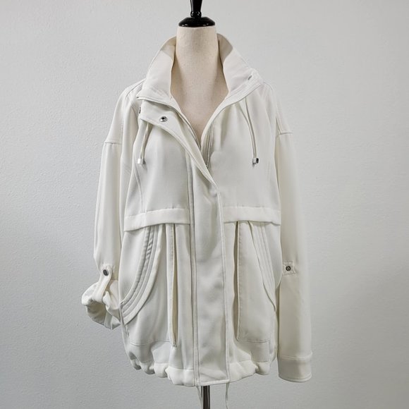 KENSIE crepe blouson jacket Sz S - Picture 1 of 12